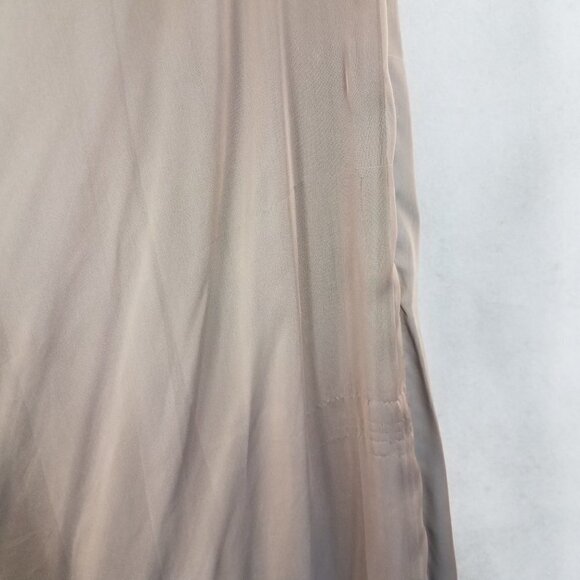 La Femme Size 6 Cocoa 21661 Ruched Chiffon A-line Gown Long Maxi Dress - Picture 14 of 14